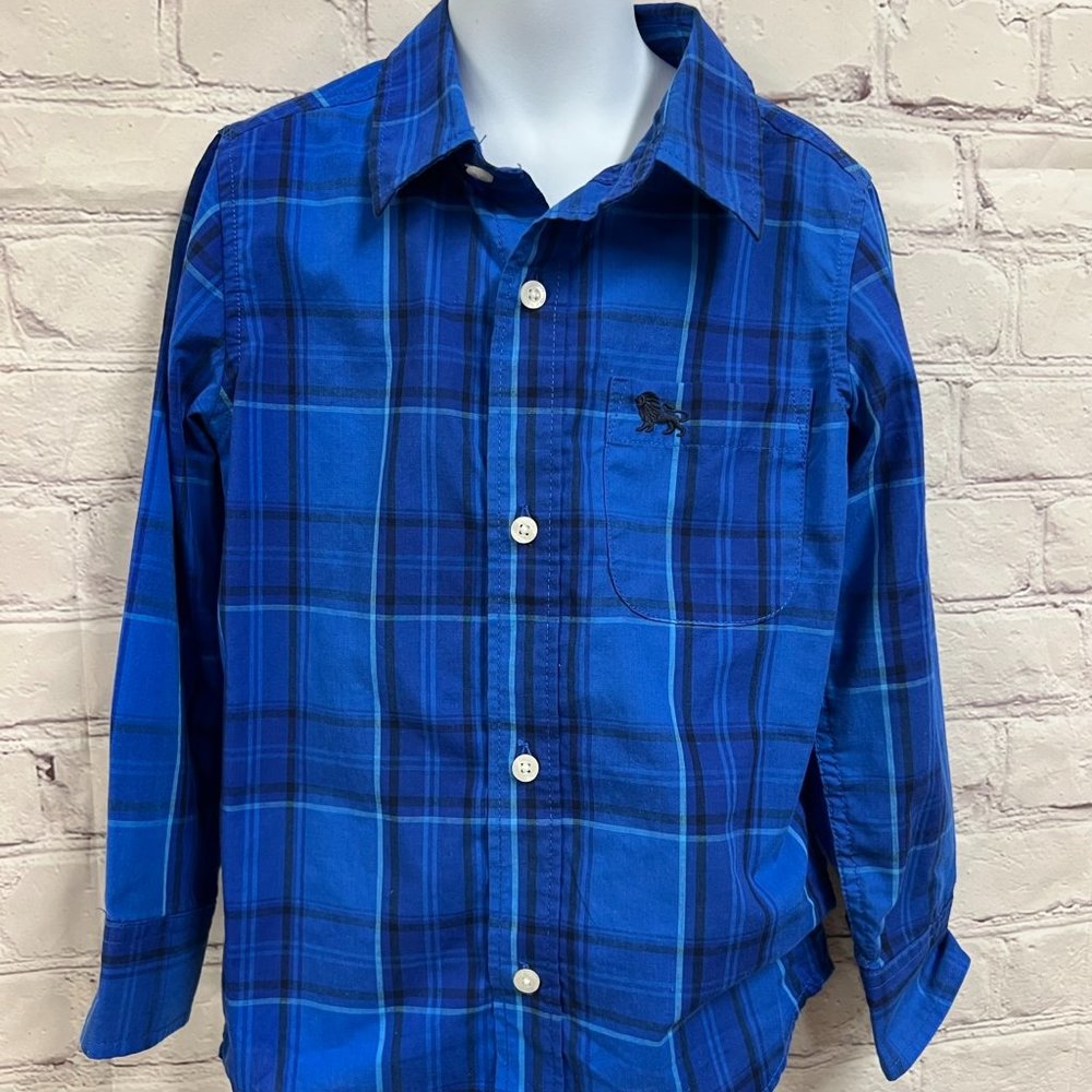 Boys Old Navy Plaid Button Down Shirt